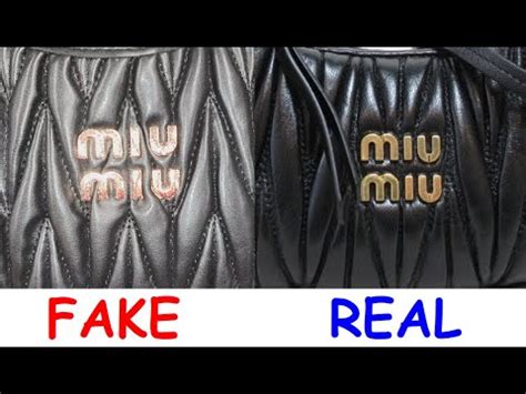 miu miu fake vs real|how to identify a miu-miu.